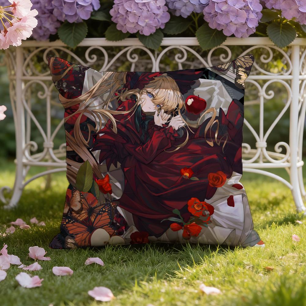 Anime R-Rozen M-Maiden Cushion Cover Home & Car Dual-Scene Pillow Cover: Reversible for Premium Comfort