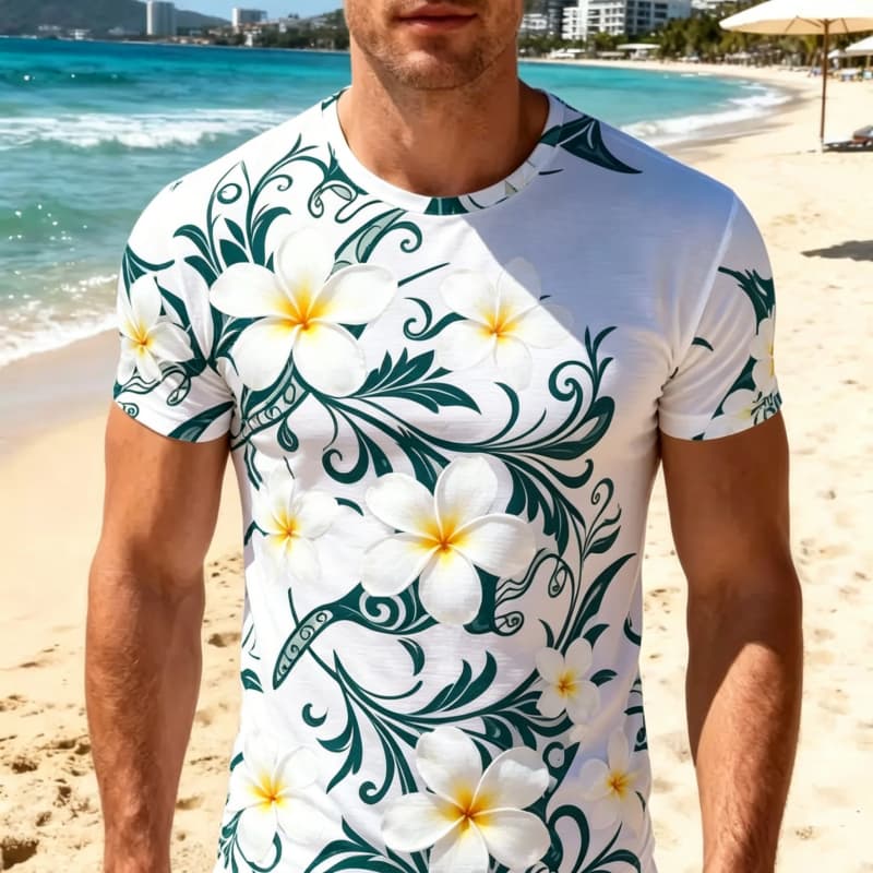 

Round neck short-sleeved T-shirt top, comfortable and breathable fabric, casual and sports style S