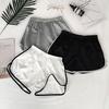 Simple Women Casual Shorts Patchwork Body Fitness Workout Summer Shorts Elastic Skinny Slim Beach