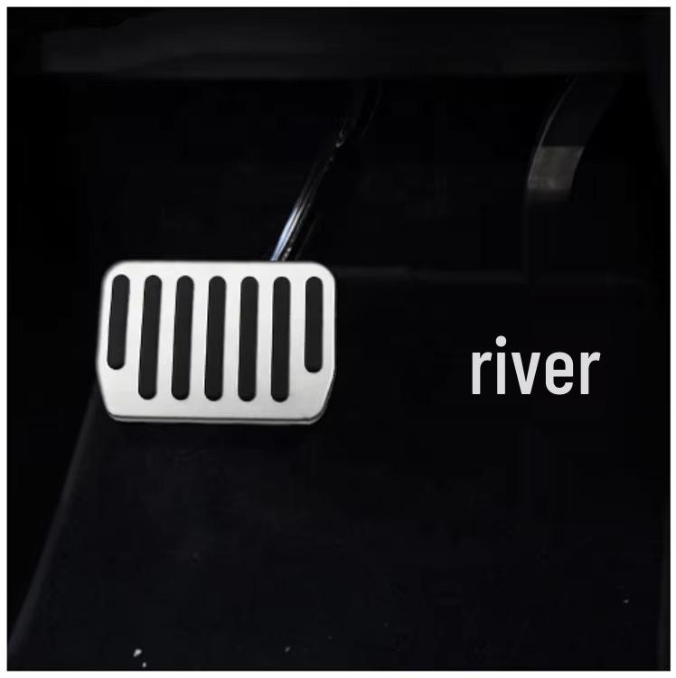 Tesla Model 3 2019-2020 Aluminum Alloy Anti-Slip Pedal Covers