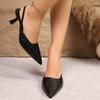 Women's Summer New Korean Fashion Baotou Overfoot High Heel Fashion Casual Roman Baotou Sandals