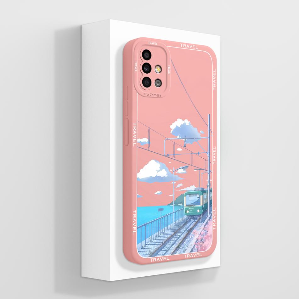 For Samsung A51 A71 A31 Case Fashion Soft Liquid Silicone Full Protection Fundas For Samsung Galaxy A 51 A 71 A 31 Back Cover