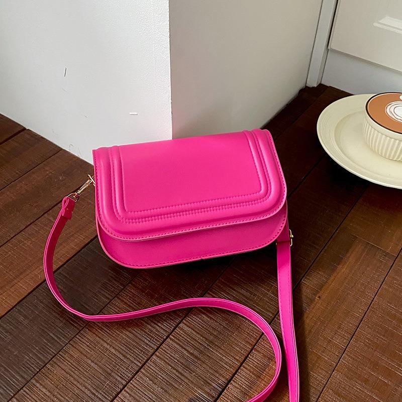 Women Simple Fashion Casual Flap Small Square Crossbody Bag