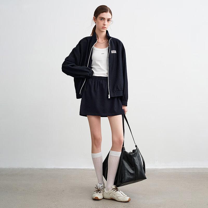 Chuyu Women's Faux Denim Two-Piece Set