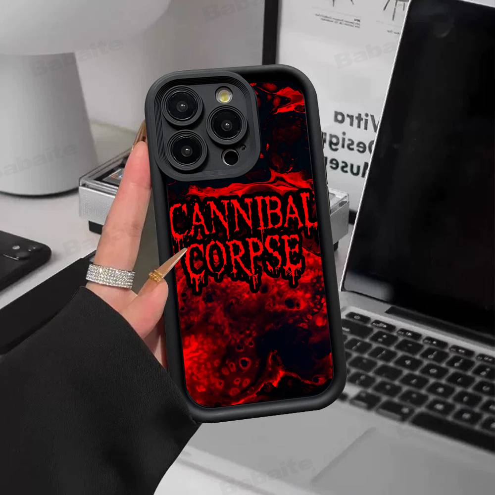 C-Cannibal C-Corpse Band Phone Case For IPhone 16 15 14 Plus 13 12 11 17 Pro Max Pro Soft Cover
