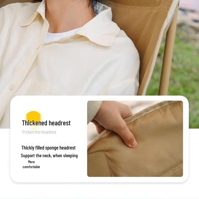 Upgraded Portable Outdoor Reclining Moon Chair
