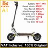 Stock UE Monopattino Elettrico Originale Kukirin A1 Motore 800W Batteria 48V 13Ah Velocità Massima 45KM/H Autonomia 45KM Pneumatico 10 pollici Monopattino