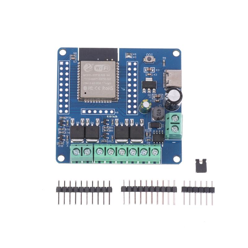2/4-Way Mos Switch Module Dc 5-60V Esp32 Single-Way Relay Module Esp32-32E Module Wifi Bluetooth Development Board Uart Burning