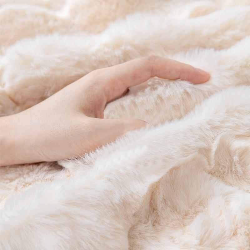 Verdicken Plüsch Kaninchen Sofa Kissen Abdeckung Gepolsterte Nicht-Slip Sofa Matte Winter Warme Sofa Handtuch Couch Abdeckung Für Wohnzimmer wohnkultur