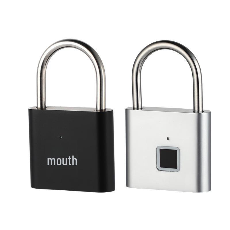 Smart Outdoor Fingerprint Padlock, Waterproof and Rust-proof. Electronic, Anti-theft, Password Lock for Doors, Cabinets.