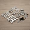 RC Car Metal Parts Kit Steering and Arm Set Fit Aluminum Shock Absorption System for WLtoys