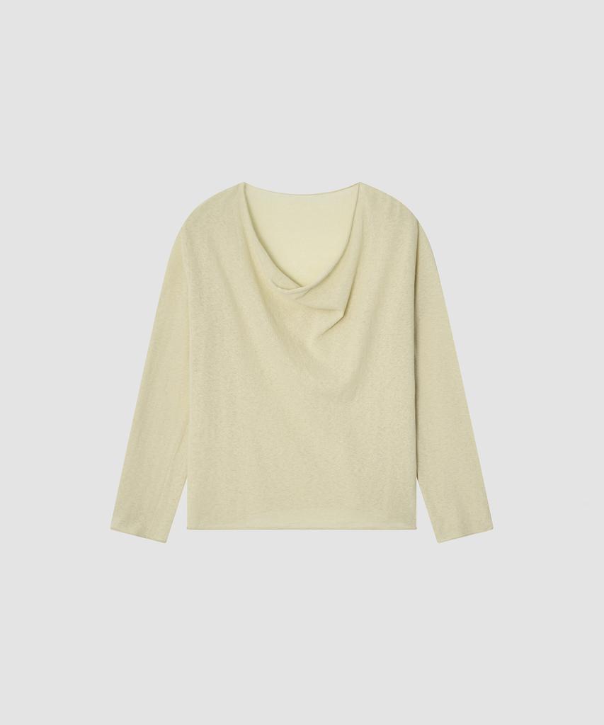Deolil Low Drape Summer Knit_Beige