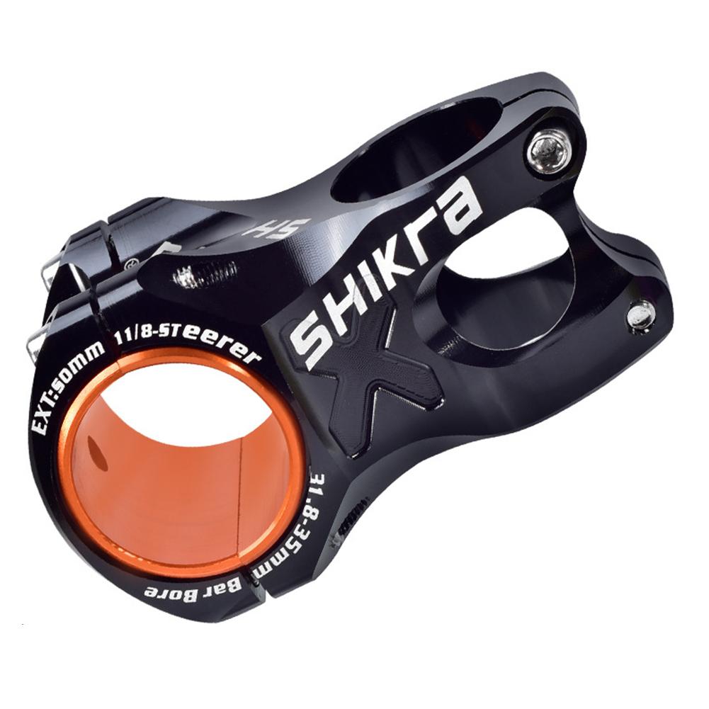 

Bicycle Stem 0 Degree 31.8*50MM Mountain Bike Super Light Short Handle Stem Black 50MM / long SHIKRA Stem#1