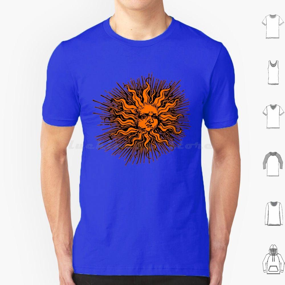 Sun T Shirt Cotton Men Women DIY Print Sun Solar Pagan Summer Wicker Man Summerisle Midsummer Magic Folklore Mild Peril
