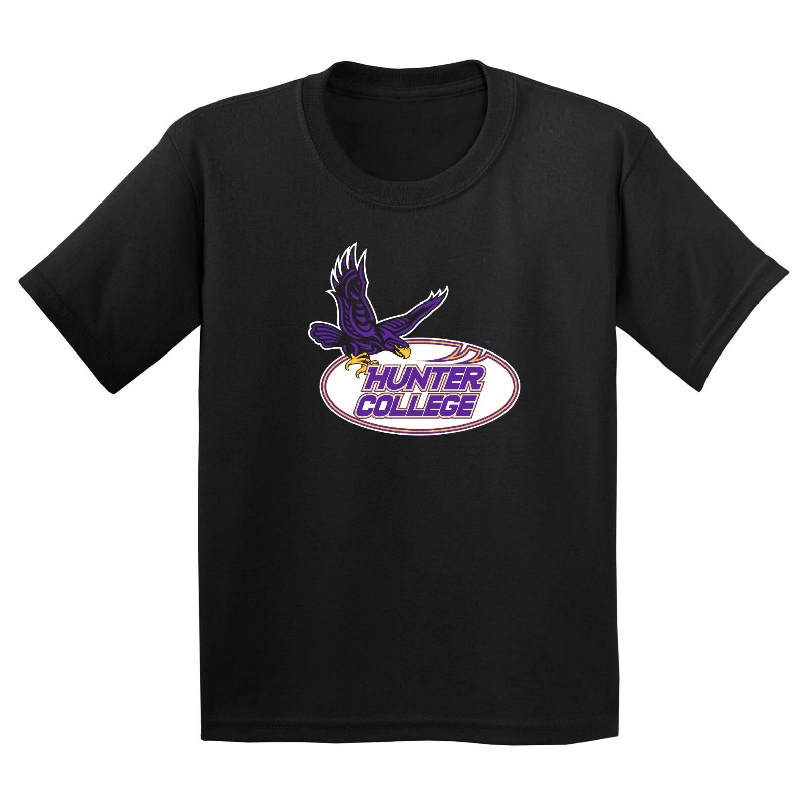 Hunter College Primary Logo Youth T-Shirt - Black XL