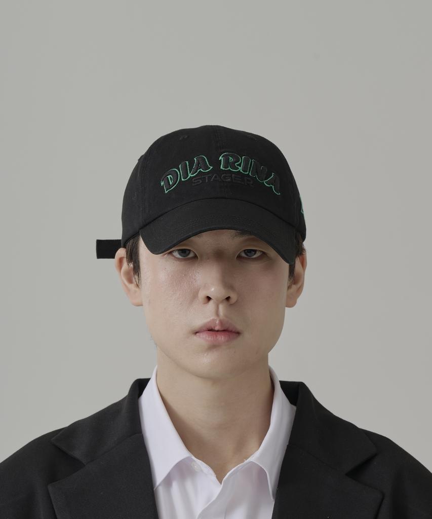 Seuteijial Diarina Washed Ball Cap [Black]