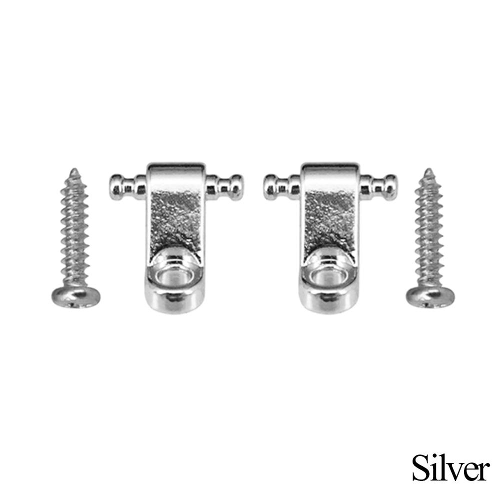 2pcs Electric Guitar String Retainer Buckle Guides with Screw Stringed Instrument Accessories Electric Guitar Parts