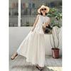White Casual Sleeveless Tops Suit Skirt for Women 2025 New Arrival Summer Fancy Small Dress Skirt Two-piece Set
