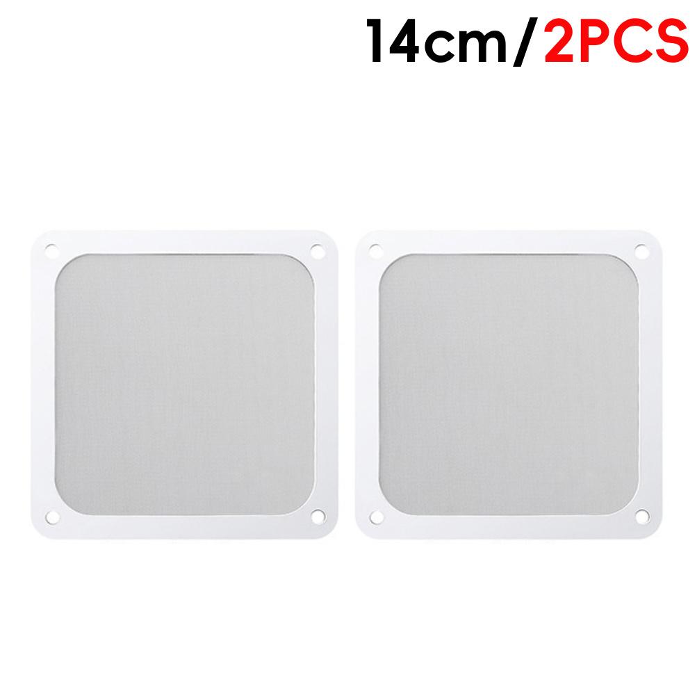 8/9/12/14cm 8-14cm Chassis Dust Filter PC Dustproof Mesh Cover Net Magnetic Frame Dust Mesh with Hole PC Cooling Fans Cover