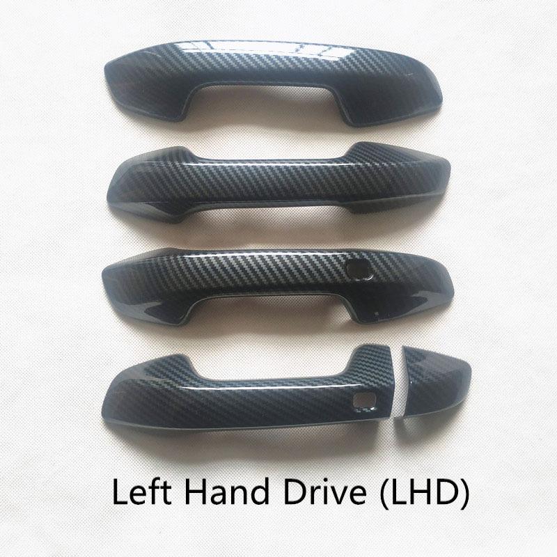Door Handle Cover Trim for Kia Forte Cerato K3 BD    GT Car Accessories Plastic Imitation Carbon Fiber