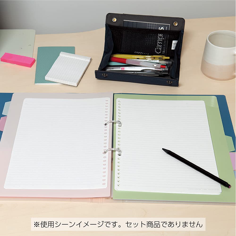 KOKUYO Campus Smooth Dotted Ruled B5 100 Loose-Leaf Paper, Writing, Lines, Size, B-ruled, Sheets, No-836BTN
