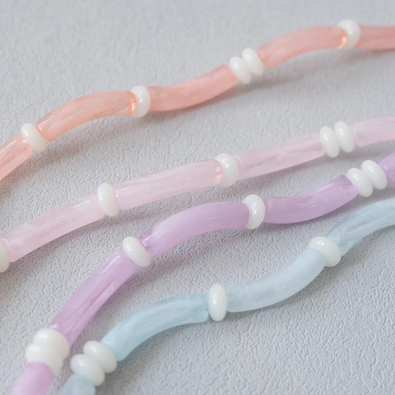 Nouă Modă Femei Geantă Accesoriu Detașabil Vintage Lanțuri Mărgelate Acril Acadea Curea de Lux Femei Eleagnt Mâner de Umăr Lanț