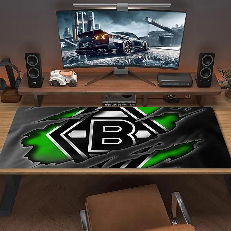 Borussia Mönchengladbach Print Cushion Non-slip Laptop Tablet Big Mousepad XXL Mat Mini PC Playmat With Lock edge