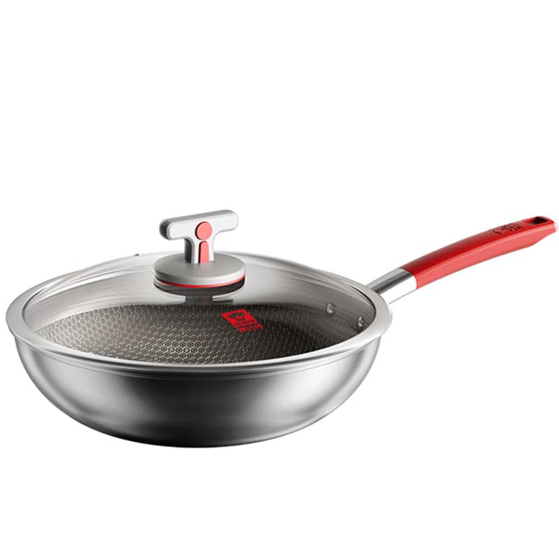 Kambach Red Luck Generation Pure Titanium Honeycomb Non-Stick Cookware
