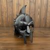 Casco de Gladiador Máximo: para Juego de Rol con Soporte de Exhibición Gratuito para Decoración de Oficina en Casa