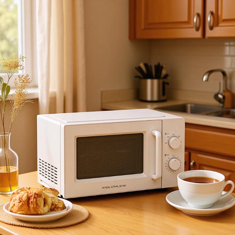 20L Large Capacity Smart Microwave Oven with Temperature Control and Mechanical Turntable for Home Use
