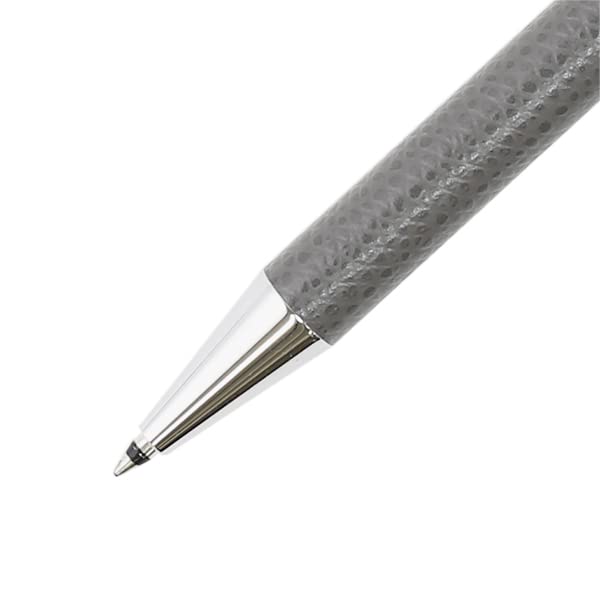 Color Chart Ballpoint Pen Leather-Wrapped (Anchor Gray)