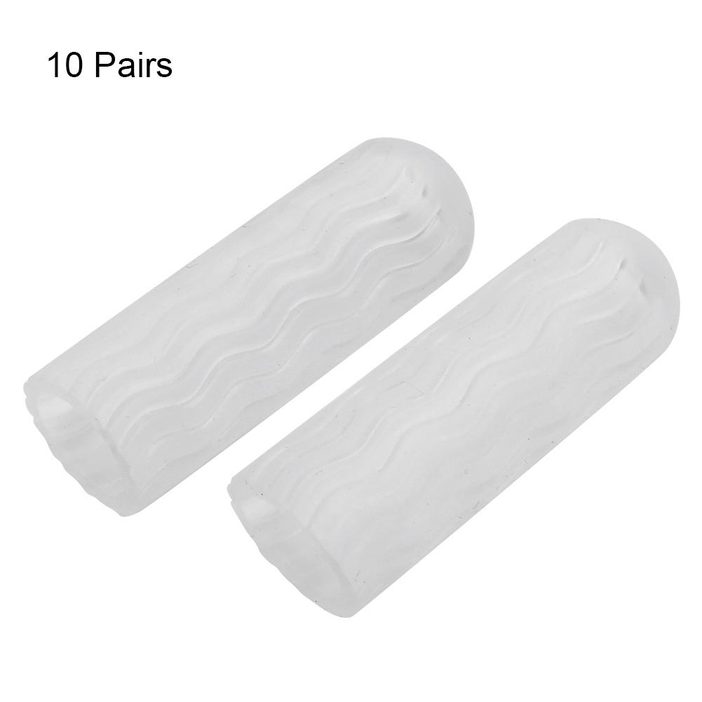 

10 пар защитных чехлов для пальцев ног, спортивные обезболивающие, молоточки, коррекция пальцев ног, сепараторы