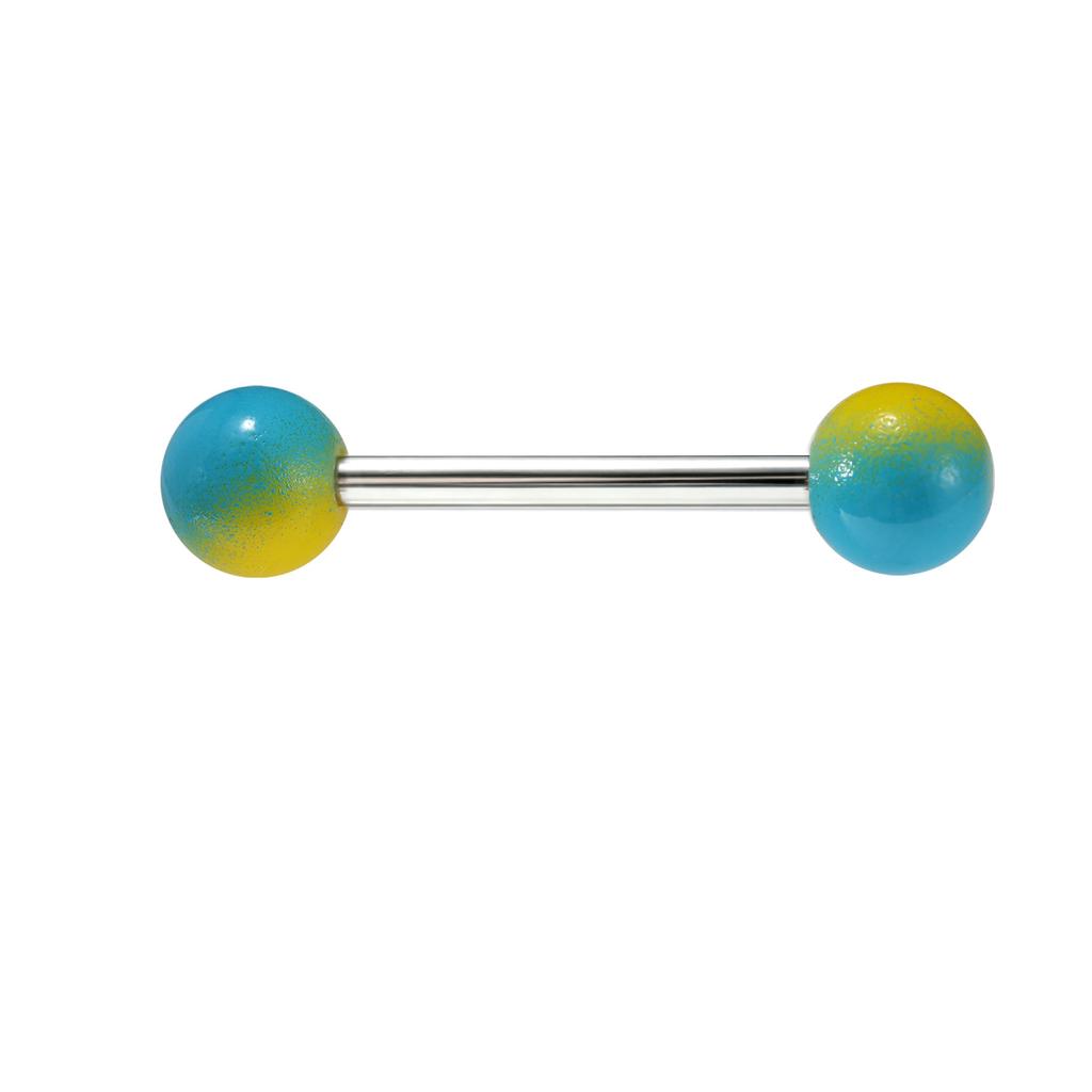 6Pcs Acrylic tongue stud jewelry, body piercing jewelry, body ornaments