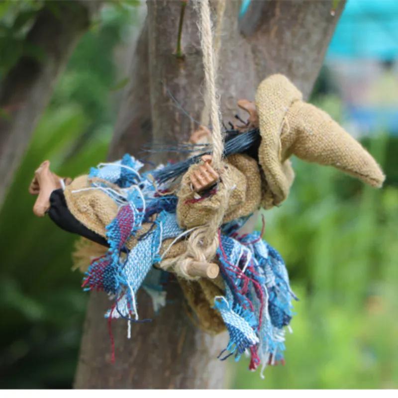 Halloween Arrangement Geisterfest Bar Dekoration Horror Realistisch Horror Gruselig Hängender Geist Fliegende Hexe Anhänger