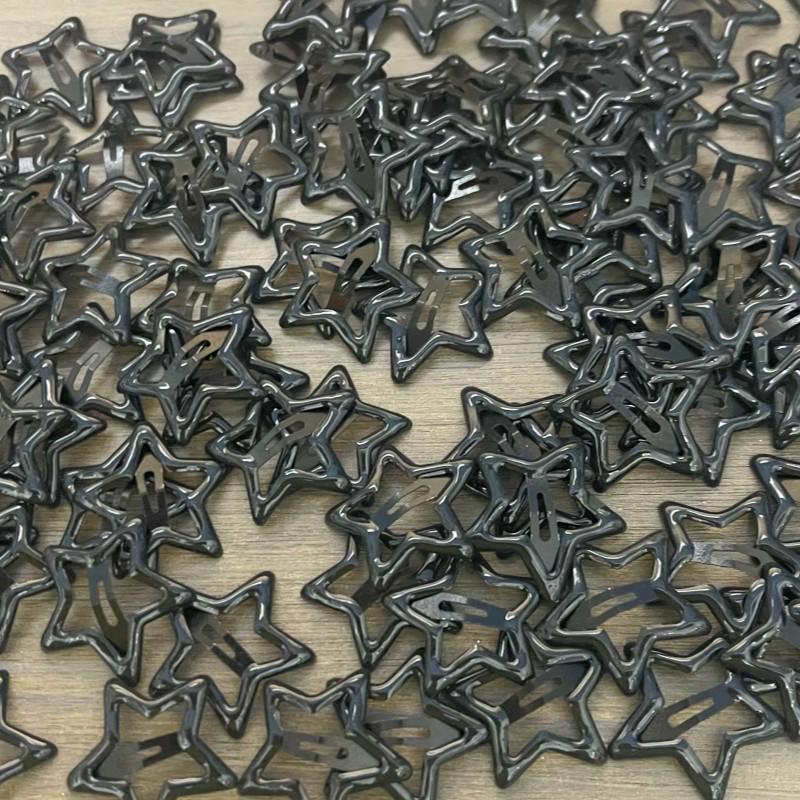 Cute Y2K Star Hairpin: Metal Bangs Clip, Dopamine Headdress