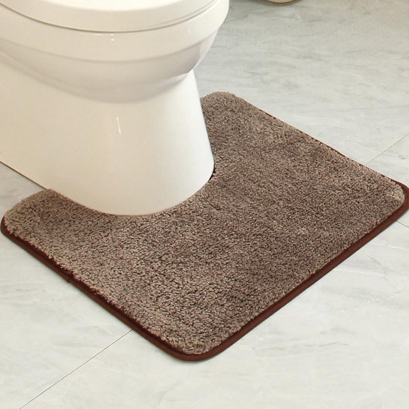 Anti-Slip Absorbent U-Shaped Bathroom Toilet Mat