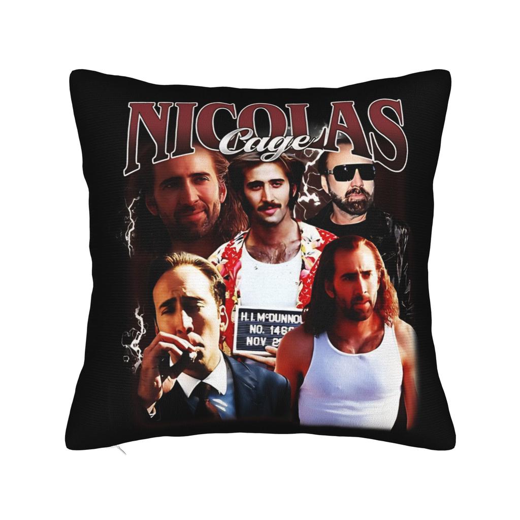 Nicolas Cage I Love My Boyfriend Birthday Prank Meme Gift Weird Pillow Case Pillow Cover Print Pillowcases For Living Room Chair
