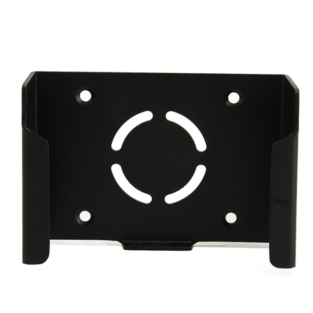 TV-Box Wandhalterung Perfekte Passform Bohrfrei Aluminiumlegierung TV-Box Wandhalterung Schwarz