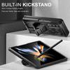 Armorer Rugged Phone Case for Samsung Galaxy Z Fold 4 3 Fold3 Case Hinge Shockproof Pen Holder Stand Cover