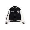 MLB Podzim/Zima 23 New York Yankees Písmenný potisk Jednorázové zapínání Dlouhý rukáv Baseballový dres Unisex dres Černý 3AJPV0234-50BKS
