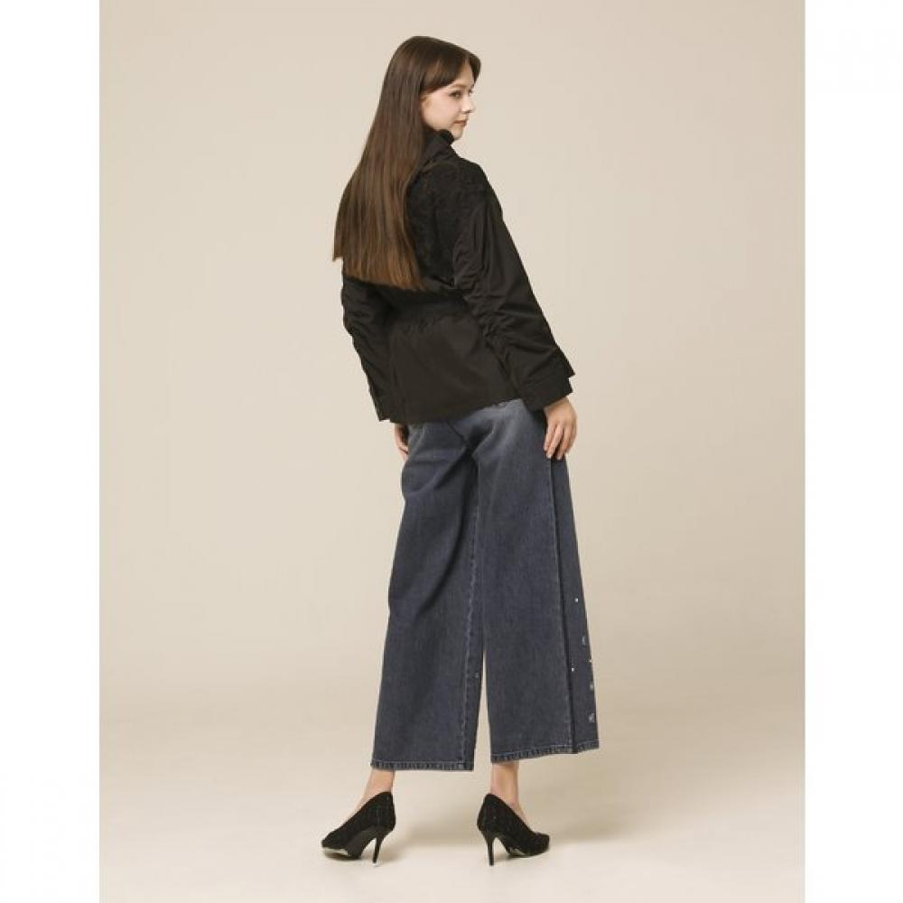 SON JUNG WAN Lace Contrast Purkering Jumper Zdj6161040