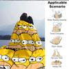 1Pc Simpson Family Portrait Blanket Soft And Comfortable Casual Warm Camping Travel Christmas Halloween Xmas Gift Em9241