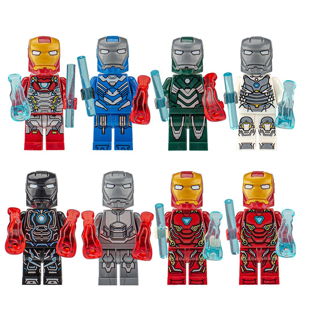 Non-Toxic Building Blocks Humanoid Dolls Toys Mini Figures Children'S Toys Figures Assemble Toys Creeper For Kids Educational Toys