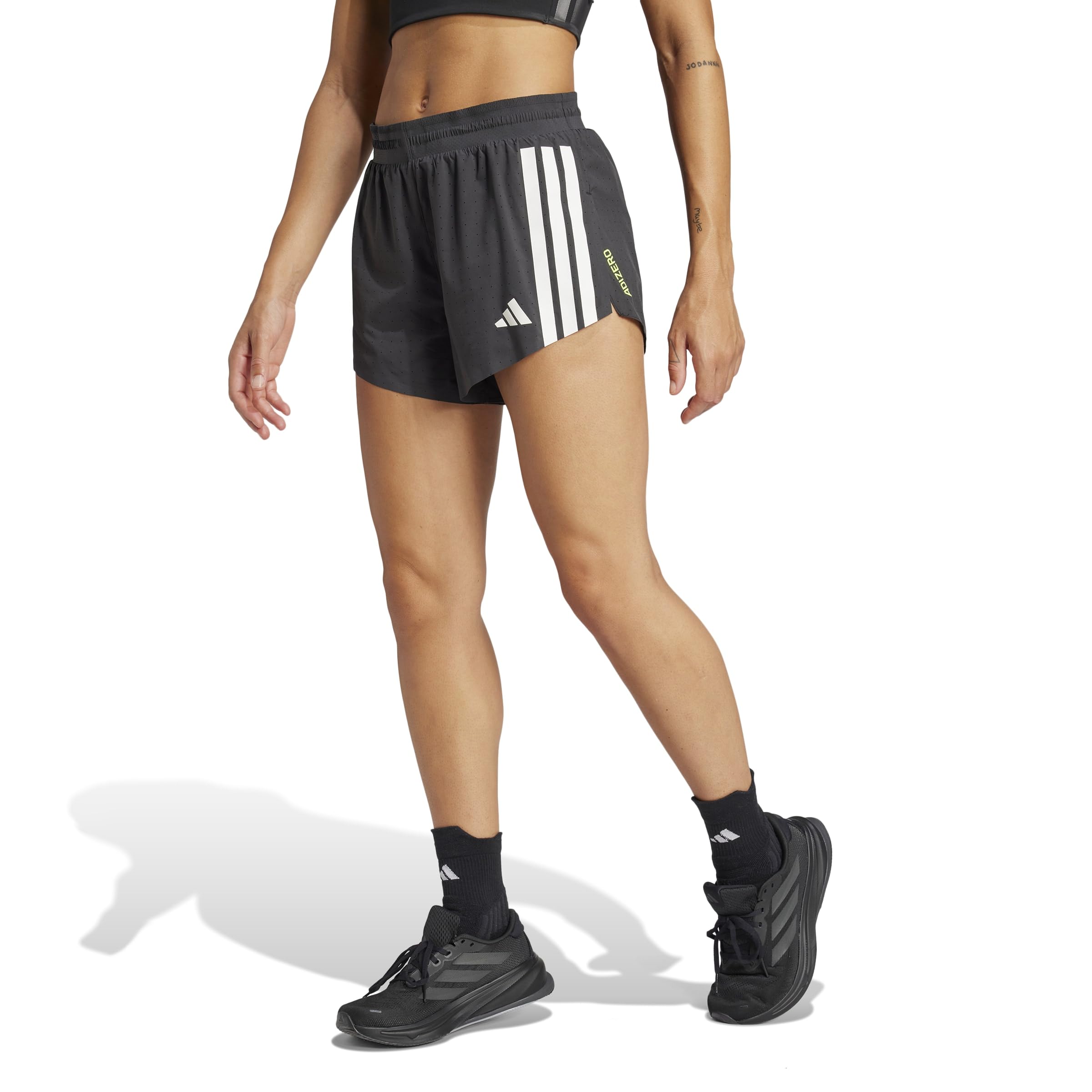 

Женские беговые шорты Adidas adizero Split, JTQ57, Черные (JF3470), Размер S (2 дюйма)