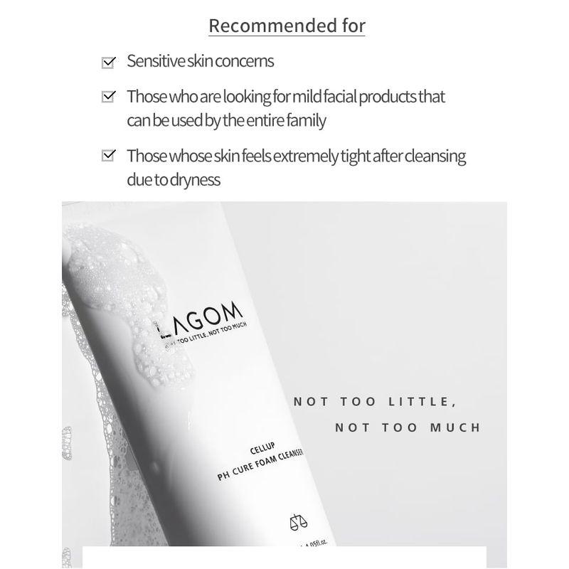 LAGOM Cellup pH Cure Foam Cleanser Mini
