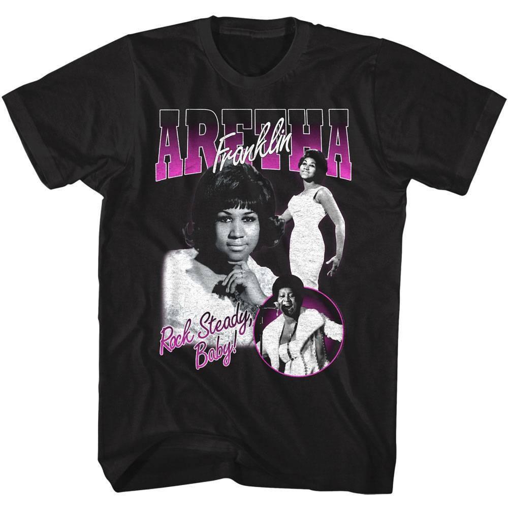 Aretha Franklin Rock Steady Baby Men T Shirt XL