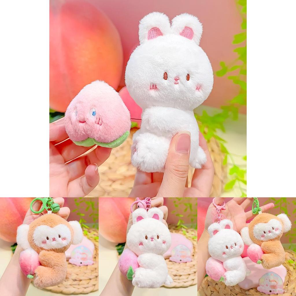 Jinnew Cute Plush Keychain With Stretching Design For Kids And Collectors