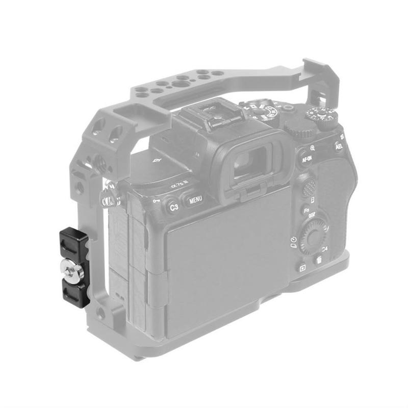 DSLR Camera Cable Clamp Portable Cage L Plate Fitting Wire Clip Organizer Kit with 1/4 Inch Screw Tether Clamp Cable Block Lock