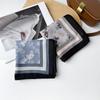 Retro Light Luxury High-end Carriage Silk Scarf Versatile Neck Protection 61 Herringbone Small Scarf Thin Professional Silk Scarf Accessories