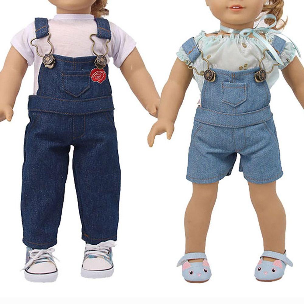 Playing House Dollhouse Accessories Slip Dress Suspender Pants Doll Clothes T-shirt Trousers